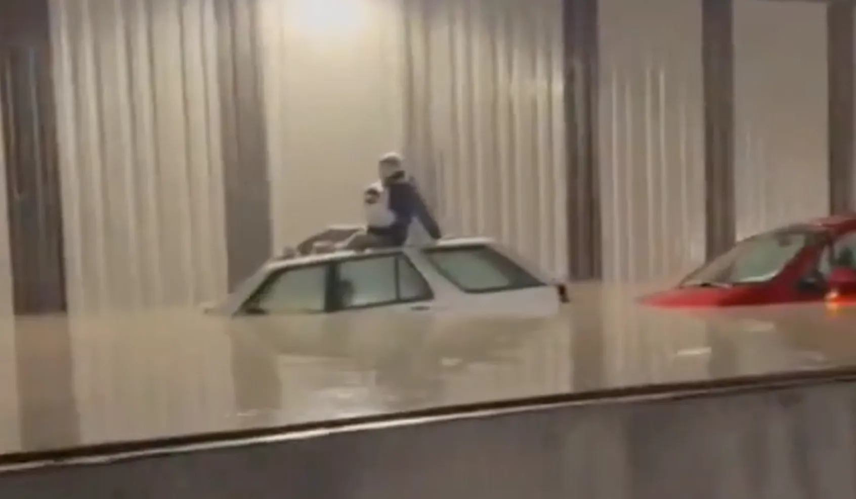 Airport Passenger Stranding Scene
