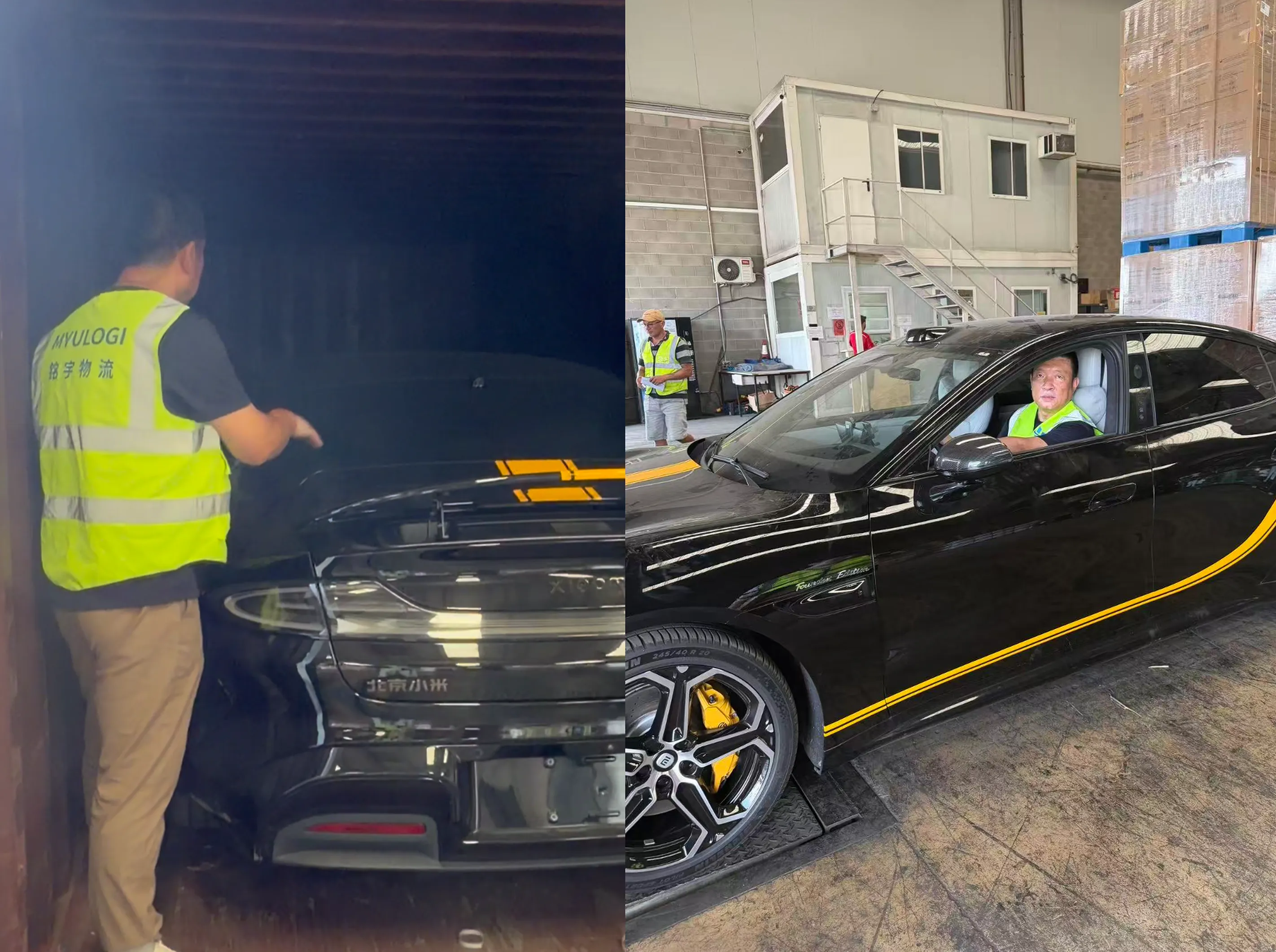 The First Xiaomi EV in Barcelona, Spain — Safely Delivered by MYU Logistics!